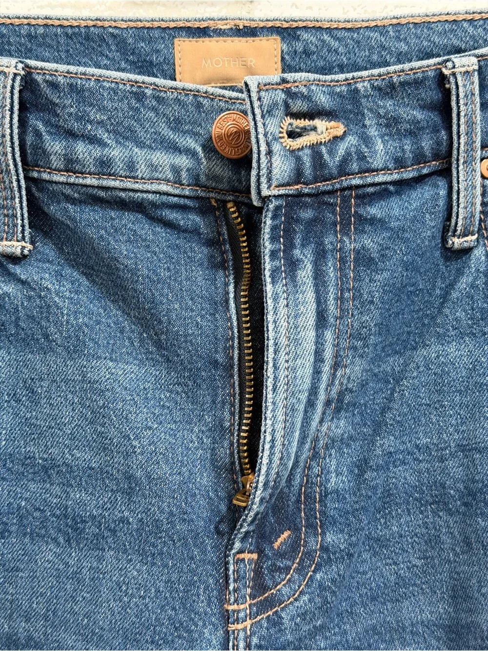 MOTHER The Down Low Spinner Hover Jeans In Charming Locals - Sz - 26
